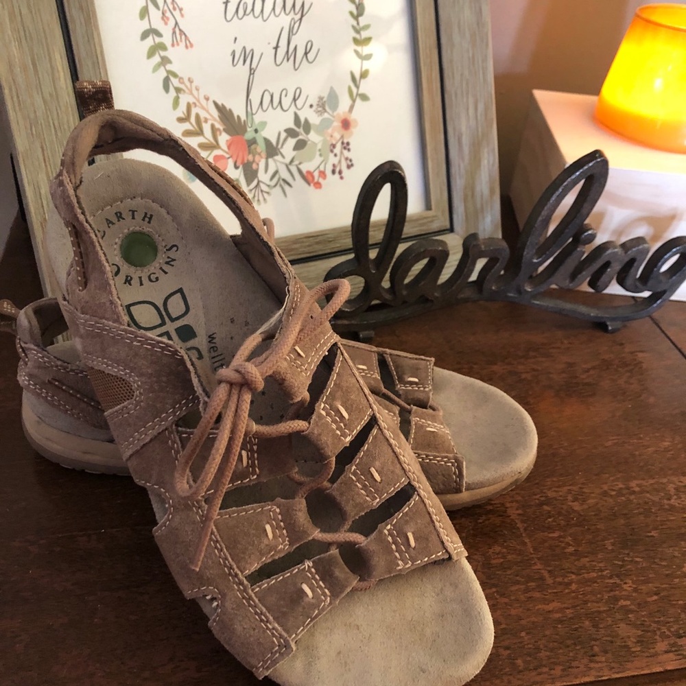Earth Origins Lace Up “Sassy” Sandals